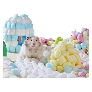 仓鼠保暖棉花仓鼠棉花御寒棉窝笼子小窝金丝熊防寒保暖冬季用品