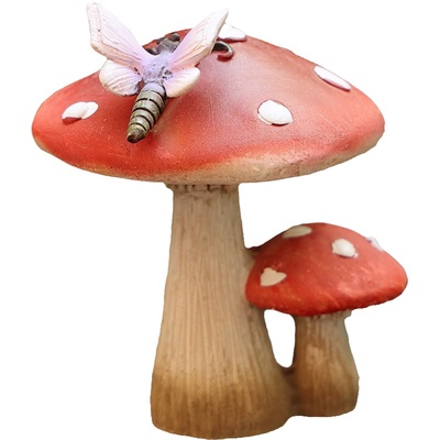 卡通蘑菇橱窗桌面小摆件