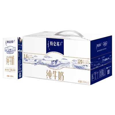 蒙牛特仑苏纯牛奶250ml×12盒