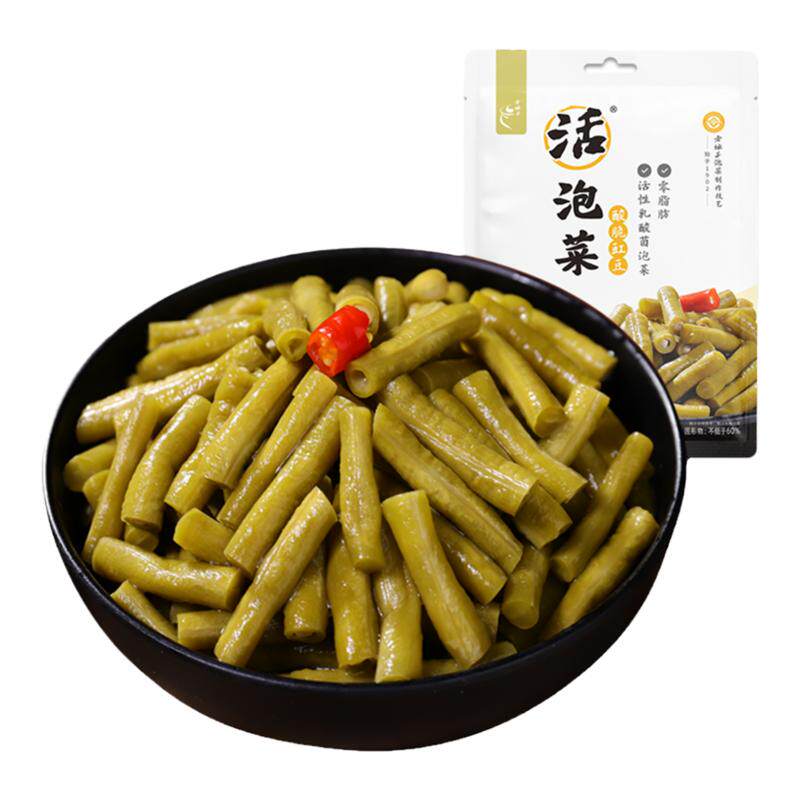 老坛子活泡菜豇豆开味解腻
