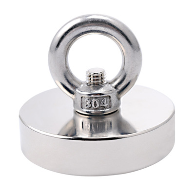 超强打捞神器强磁王强磁吸铁石三轮车雨棚磁铁圆形吸盘磁吸固定器