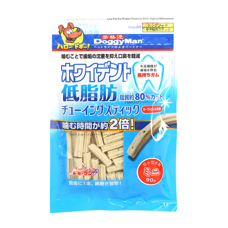多格漫牛皮咬胶泰迪狗洁齿磨牙棒