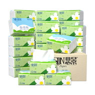 思景小雏菊24包70抽精致压花抽纸