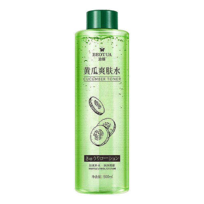 泊蝶丝瓜黄瓜爽肤水补水保湿面部护理润肤泡面膜水湿敷原液大瓶装