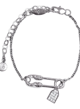 ATELIERSO倪索 交织纹理别针手链 原创设计师小众个性高级感 默叙