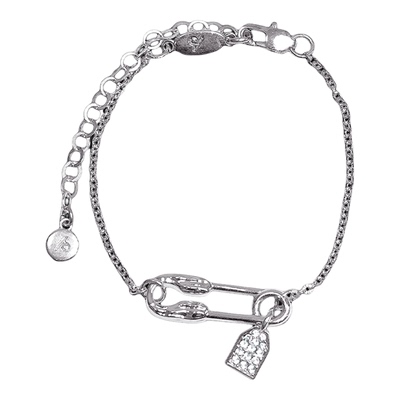 ATELIERSO倪索 交织纹理别针手链 原创设计师小众个性高级感 默叙