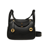 2025新款mini琳迪包牛皮医生包真皮女包潮单肩斜跨手提枕头药箱包