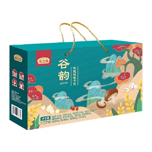 燕之坊谷韵菌菇干货五谷杂粮礼盒香菇木耳粗粮米节日过节送礼礼盒