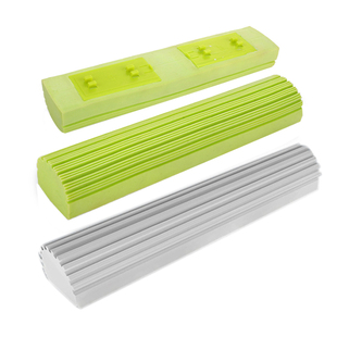 美添乐对折式胶棉拖把头家用吸水海绵替换装通用挤水海棉头墩布头