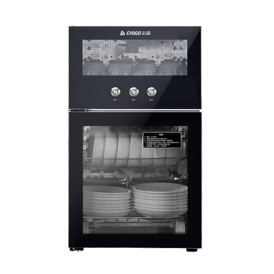 志高消毒柜家用立式高温碗筷收纳柜餐具小型单双门消毒碗柜二星级