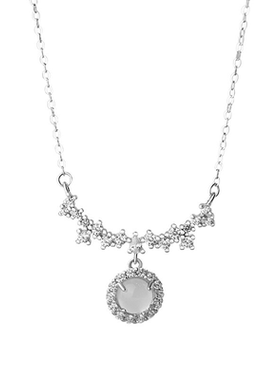 浪漫传说布拉格微笑圆形项链女