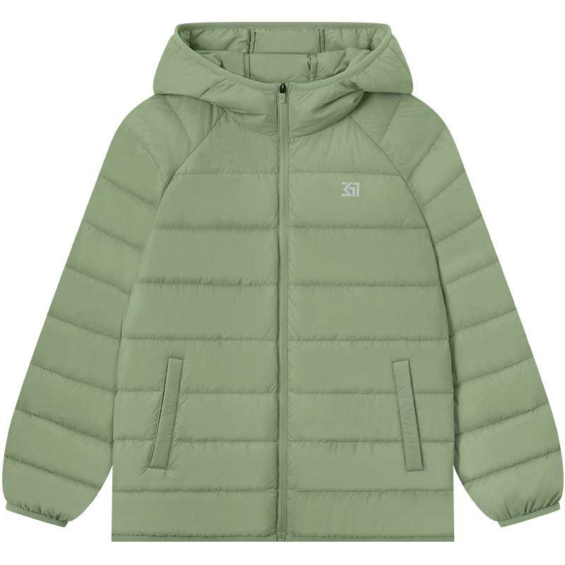 361度童装男童轻薄羽绒服2026冬季新款中大童运动女童保暖外套