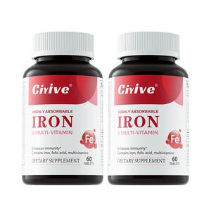 Ciyive补铁片补血美国进口正品