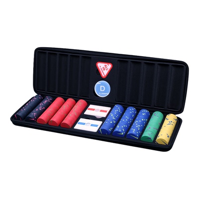 【POKERABOVE】德州扑克筹码新款全套陶瓷高端无面值43mm(极光)