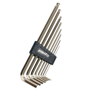 EIGHT日本百利单支内六角扳手LH-2.5加长L型平头螺丝刀进口六角匙