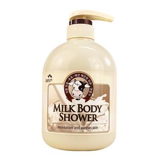 所望韩国牛奶身体乳沐浴露保湿精华干燥补水润肤乳留香套装500ml