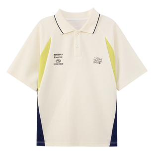 左西童装男童polo衫短袖T恤儿童凉感夏装2026新款男大童上衣小冰T