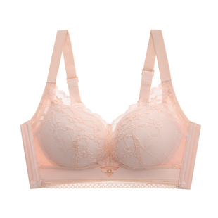 内衣女小胸聚拢显大加厚4cm平胸专用不空杯无钢圈爆款蕾丝文胸罩