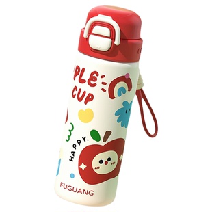 富光双饮保温杯儿童学生上学专用水杯男孩2025新款高颜值女吸管杯