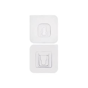 强力无痕子母扣免打孔置物架粘胶备用卡扣浴室墙大号透明强力挂钩