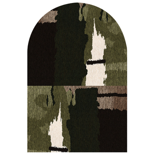 拱形电脑椅地垫2026新款高级感梳妆台椅子脚垫书房电竞椅转椅地毯