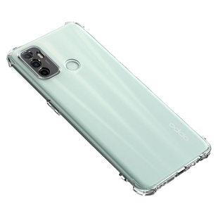 希凯适用oppoa32手机壳OPPO A35保护套A32气囊防摔a36全包边透明软壳新款硅胶外壳男女个性创意简约指环支架
