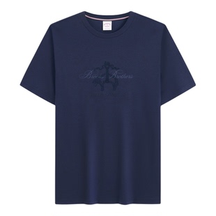 Brooks Brothers/布克兄弟男士26春夏新款休闲圆领纯棉短袖T恤