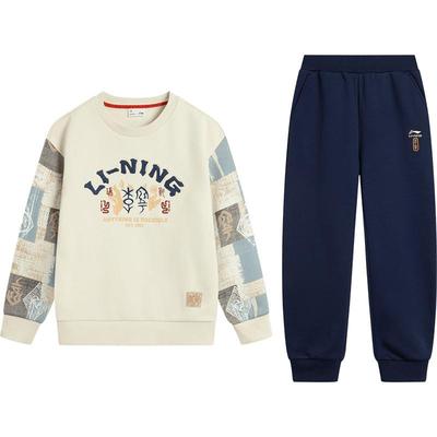 新年款李宁儿童加绒套装