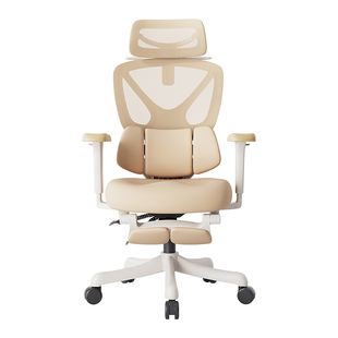 女生人体工学椅护腰电脑椅家用女生舒适久坐电竞椅办公椅书房椅子