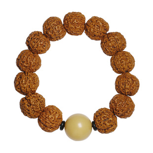 大金刚菩提子手串男士精品五瓣满肉原籽老料招财文玩佛珠天然配饰