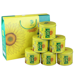 山富老儿原味瓜子 葵花籽 铁罐礼盒 坚果零食炒货包邮 年货礼盒