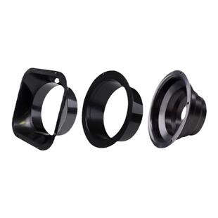 ABS新风系统转接口方变圆法兰接口排气通风管道变径天圆地方接头