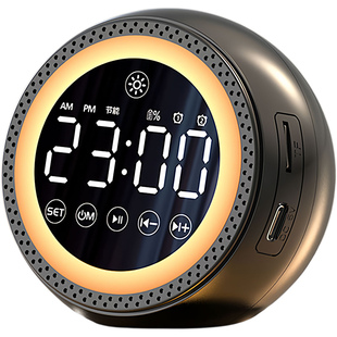 闹钟学生专用起床神器实用型儿童学习自律ai智能会说话的蓝牙音响
