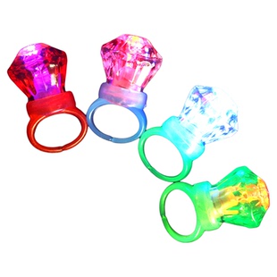 亮灯小戒指儿童发光戒指会发光的男女蹦迪戒指手指灯发光玩具