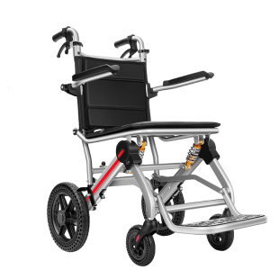 西德尔铝合金手动轮椅车折叠轻便老年人残疾人手推车便携式代步车