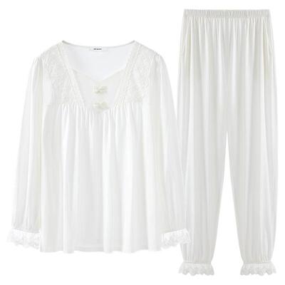 mybody宫廷复古宽松家居服两件套