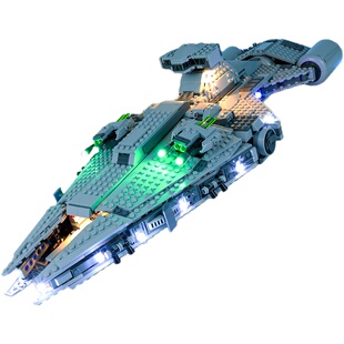 KY可匀适用于乐高75315星球大战帝国轻型巡洋舰LED灯饰积木玩具灯