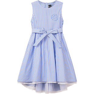 暇步士童装女童连衣裙26夏新品大童甜美风裙子儿童可爱舒适马甲裙