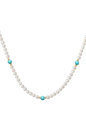 周六福项链女淡水珍珠链坠S925银时尚百搭高级感节日礼物送女友