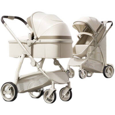 纽贝尔高景观睡篮推车婴儿车