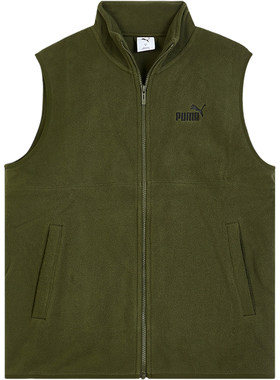 Puma/彪马正品2025冬季款男士日常立领保暖耐穿棉马甲693538-82