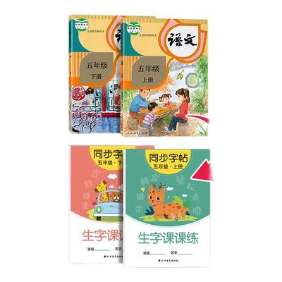 2026新版五年级上册下册同步字帖