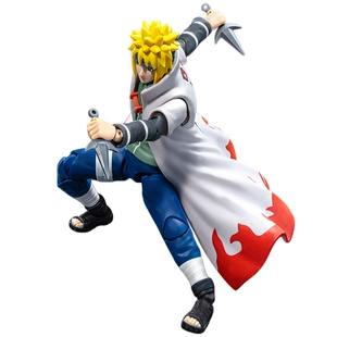 布鲁可火影忍者积木人超越版波风水门可动手办模型人偶玩具布鲁克