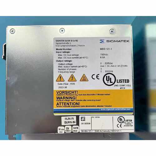 议价SIGMATEK西格玛泰克控制器MDD1211原装现货维修
