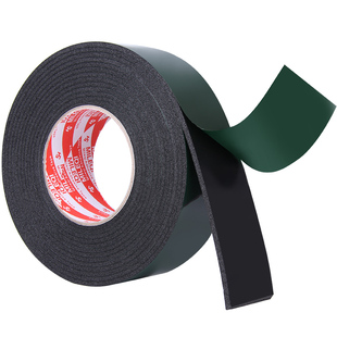 米乐奇强力海绵双面胶高粘度不留痕固定墙面贴相框广告牌排插两面胶纸手工黑色加长贴片车用免钉粘胶无痕防水