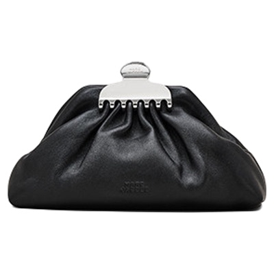 【季末折扣】MARC JACOBS/莫杰 GLAM 小号羊皮抓夹设计手拿包