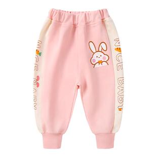 女童春装裤子2026新款男童装卫裤儿童春秋季宝宝运动女孩男宝长裤