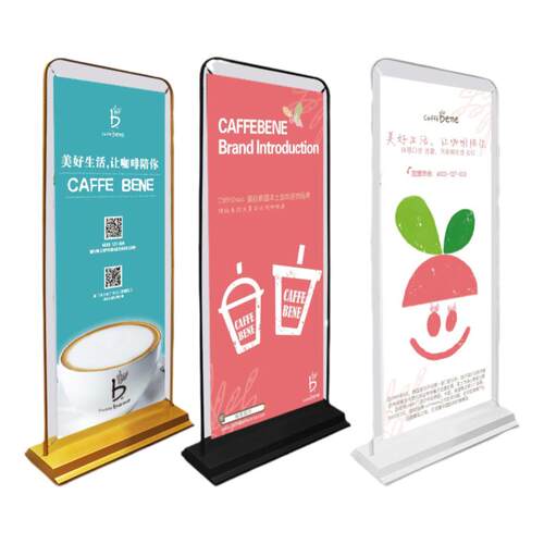 门型展架80易拉宝展示架海报制作广告牌展示牌海报架落地式