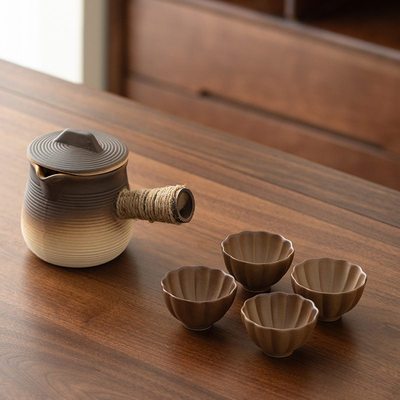 围炉煮茶罐罐茶壶户外煮茶烤奶罐新款室内陶罐奶茶壶碳烤炉子套装