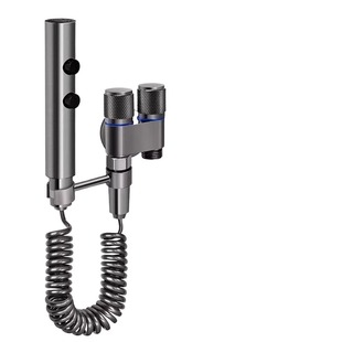 304不锈钢马桶伴侣冲洗喷枪水龙头一进二出角阀厕所增压高压全铜